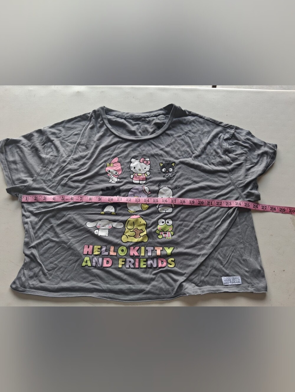 Hello Kitty and Friends Gray Women Graphic Tee